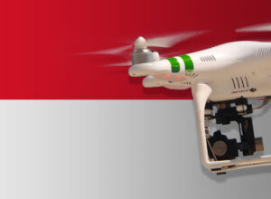 Drohne fliegen in Indonesien